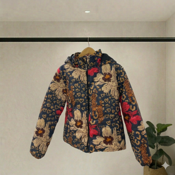 Campera inflable estampada