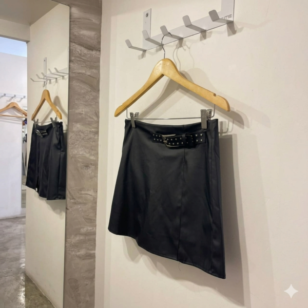 Short pollera eco cuero Nala