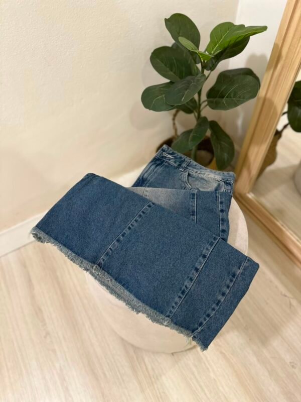 jeans mega wide malva