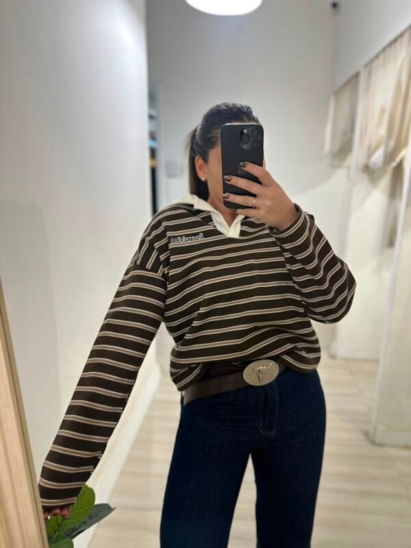 Buzo raya frisado Sporty