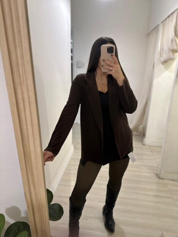 Blazer sastrero creppe