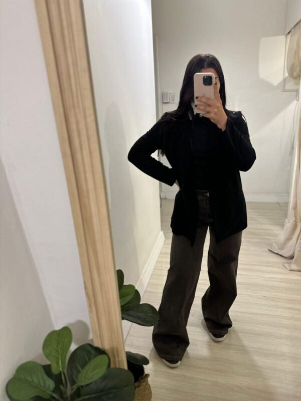 Blazer sastrero creppe