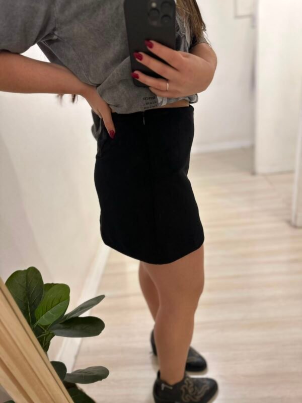 Pollera Short gamuzada