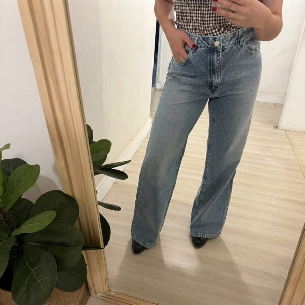 Jeans wide leg clarito