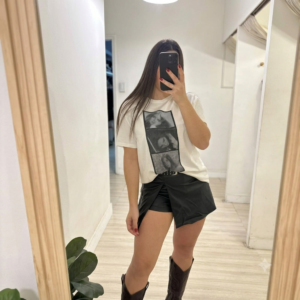 Remera m/c estampa