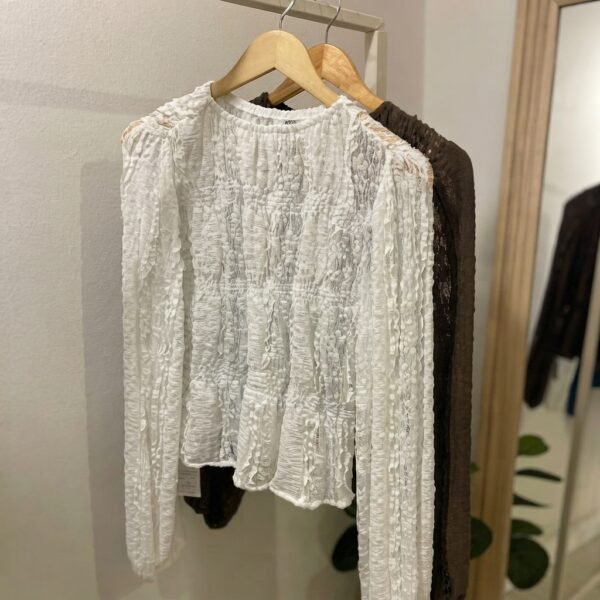 Blusa transparencia Alea