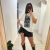 Remera m/c estampa