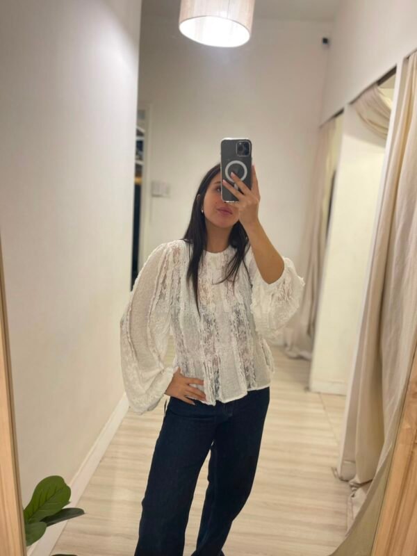 Blusa transparencia Alea