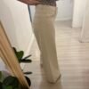 Jeans Crema Wide