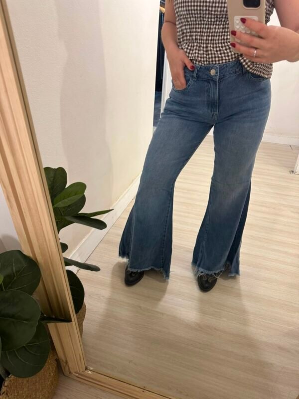 Jeans pierna de sirena