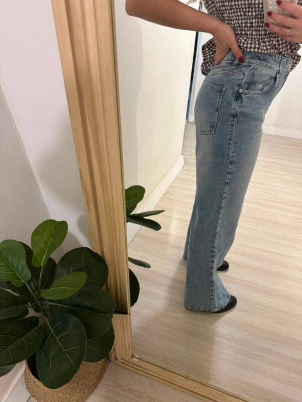 Jeans wide leg clarito