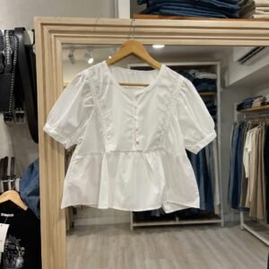 Camisa m/c bordada