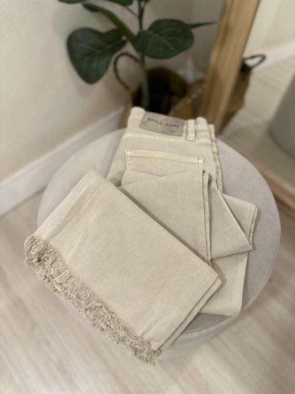 Jeans Riffle beige