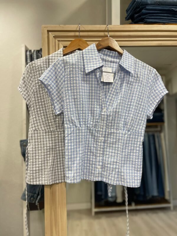 Camisa entallada cuadrille