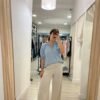 Blusa Lua manga corta