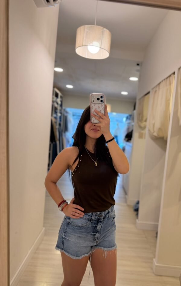 Short desflecado tiro medio